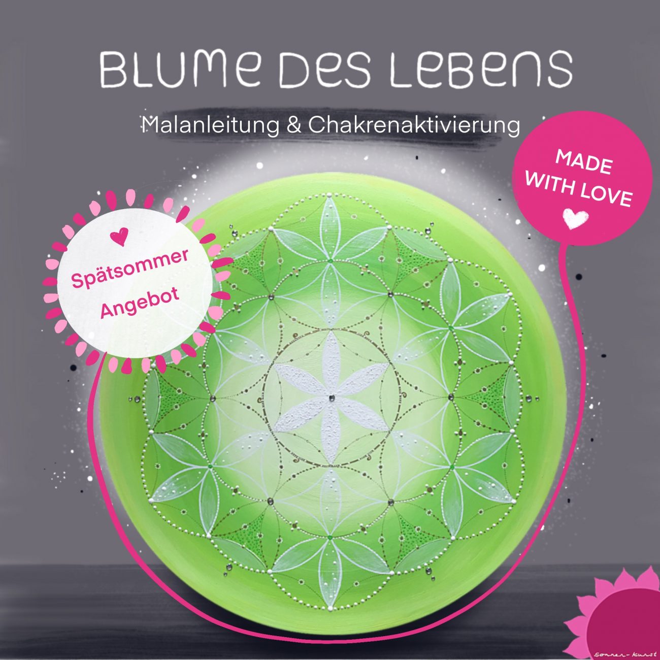 Blume des Lebens In CHAKRAFARBEN … kostenfreie Anleitung